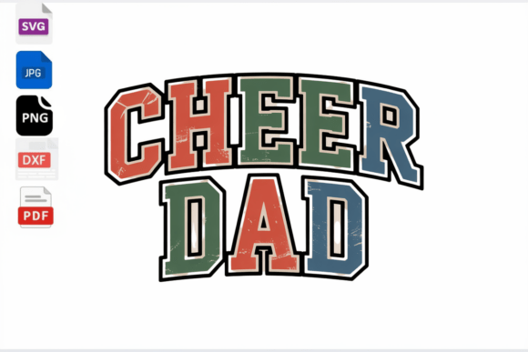Cheer Dad Distressed Retro Varsity Review