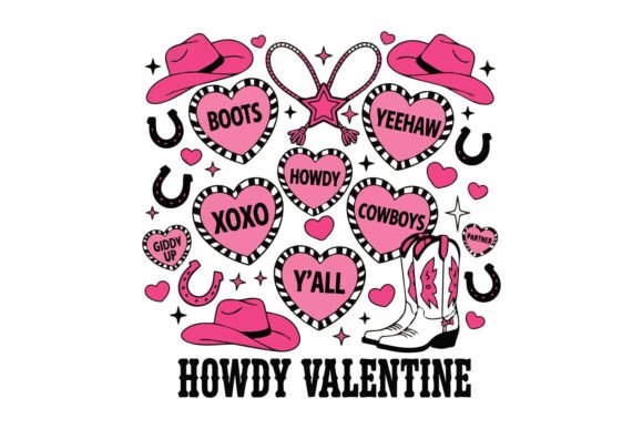 Howdy Valentine SVG Western Shirt
