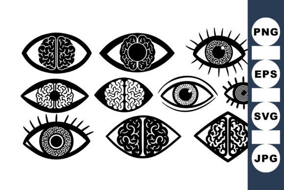 Retro Brain Eye Clipart Set: A Designer’s Embroidery Review