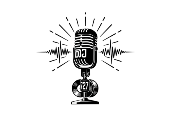 Retro DJ Microphone Vinyl Record Embroidery Review