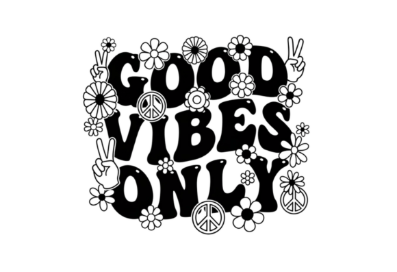Retro Good Vibes Flower Peace Sign Review