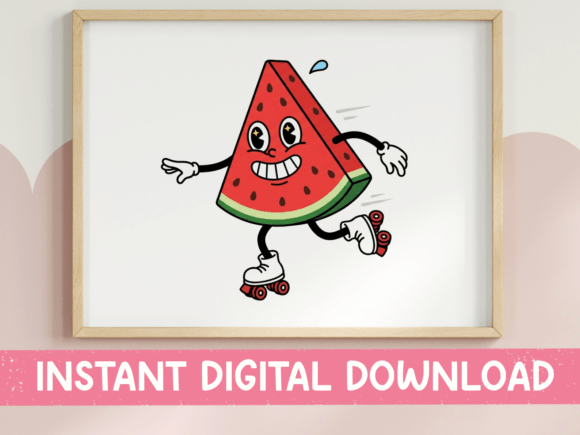 Retro Roller Skating Watermelon Embroidery Review
