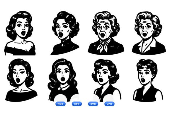 Retro Surprise Woman Heads Embroidery Review