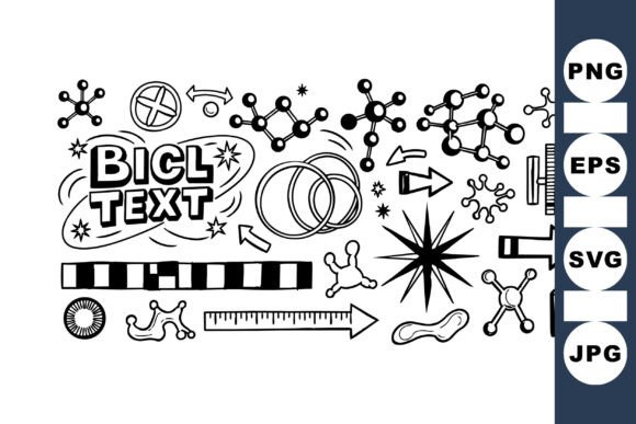Reviewing Retro Science Doodle Vector Set for Embroidery
