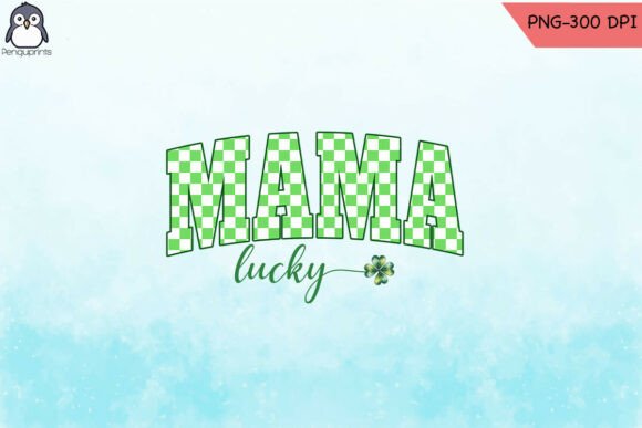 St Patrick Day Mama Retro Checkered PNG Review