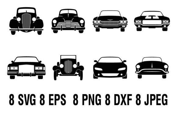 Vintage Classic Car Silhouette SVG Set Review